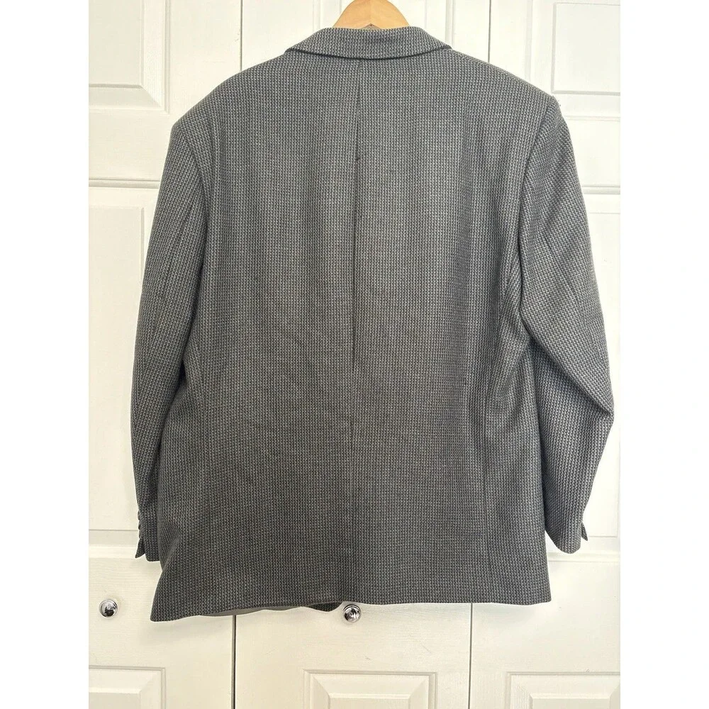 Per Gruppo STARS Men’s Blazer Size 46R Black Gray  Sport Coat Jacket